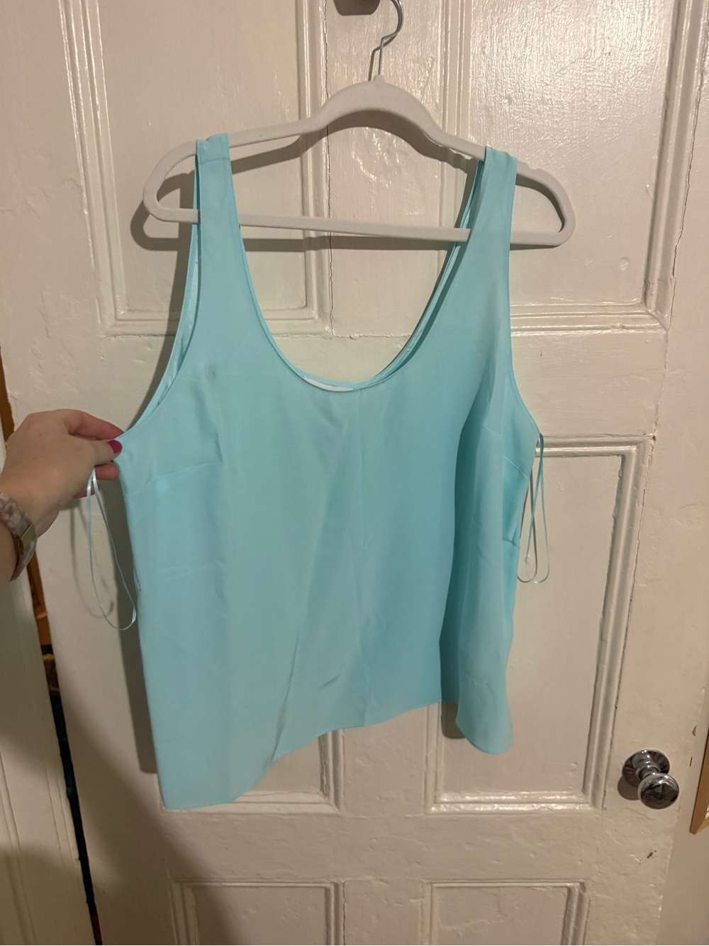 Banana Republic Light Aqua Scoop Neck Tank